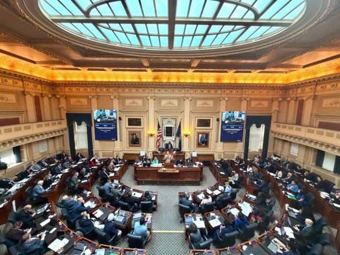 Lawmakers are scheduled to return to Richmond Monday to consider Gov. Abigail Spanberger’s amendments to the state budget ahead of the July 1 fiscal deadline. (Photo by Markus Schmidt/Virginia Mercury)