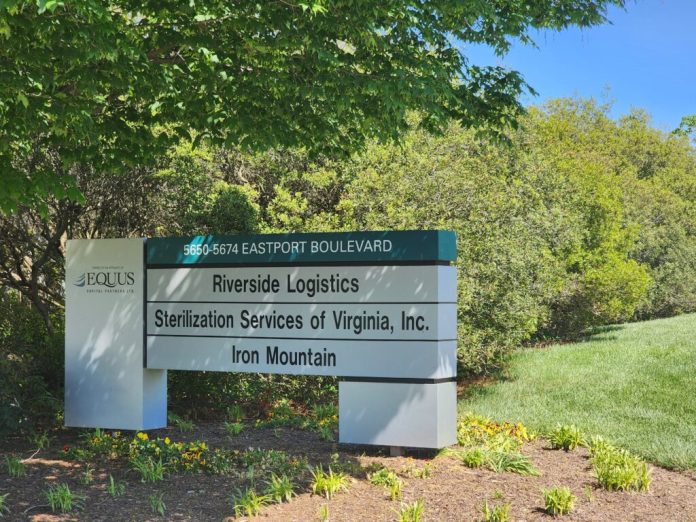 Sterilization Services of Virginia, Inc. in Henrico County, one of two sterilizer plants in the state, was flagged by the EPA as a major contributor to cancer risks in the area. (Photo by Charlie Paullin/The Mercury)