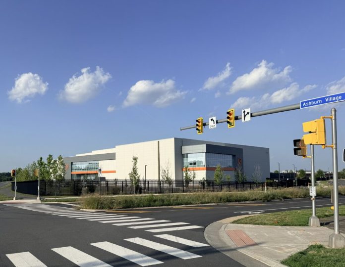 A view of a data center in Loudoun County. (Photo courtesy of Karen Graham/Loudoun Times-Mirror)