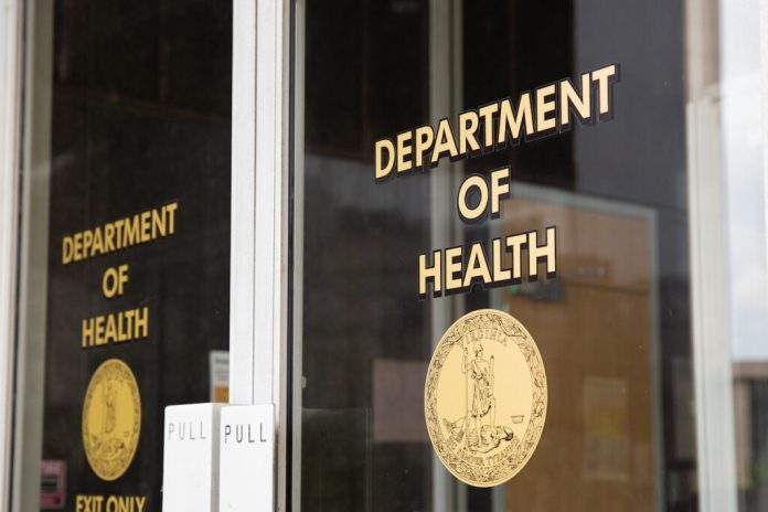 The Virginia Department of Health offices in Richmond. (Parker Michels-Boyce for The Virginia Mercury)